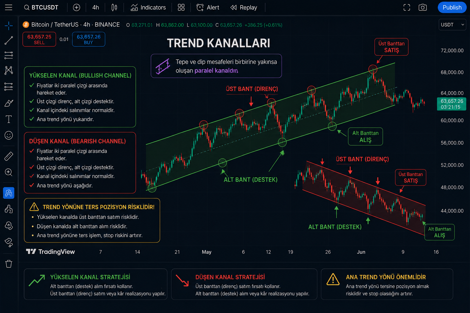 Trend kanalı örneği